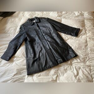 Jones New York 100% Genuine Leather Jacket